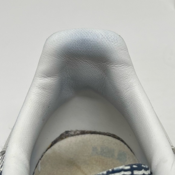 Adidas Stan Smith Shoes Womens 7.5 Navy Blue Collegiate‎ Crackle Stripe Sneakers - Picture 14 of 15